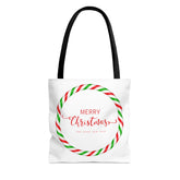 Merry Christmas Tote Bag, Reusable Canvas Tote Bags, Available in Different Size - Infinite Pack